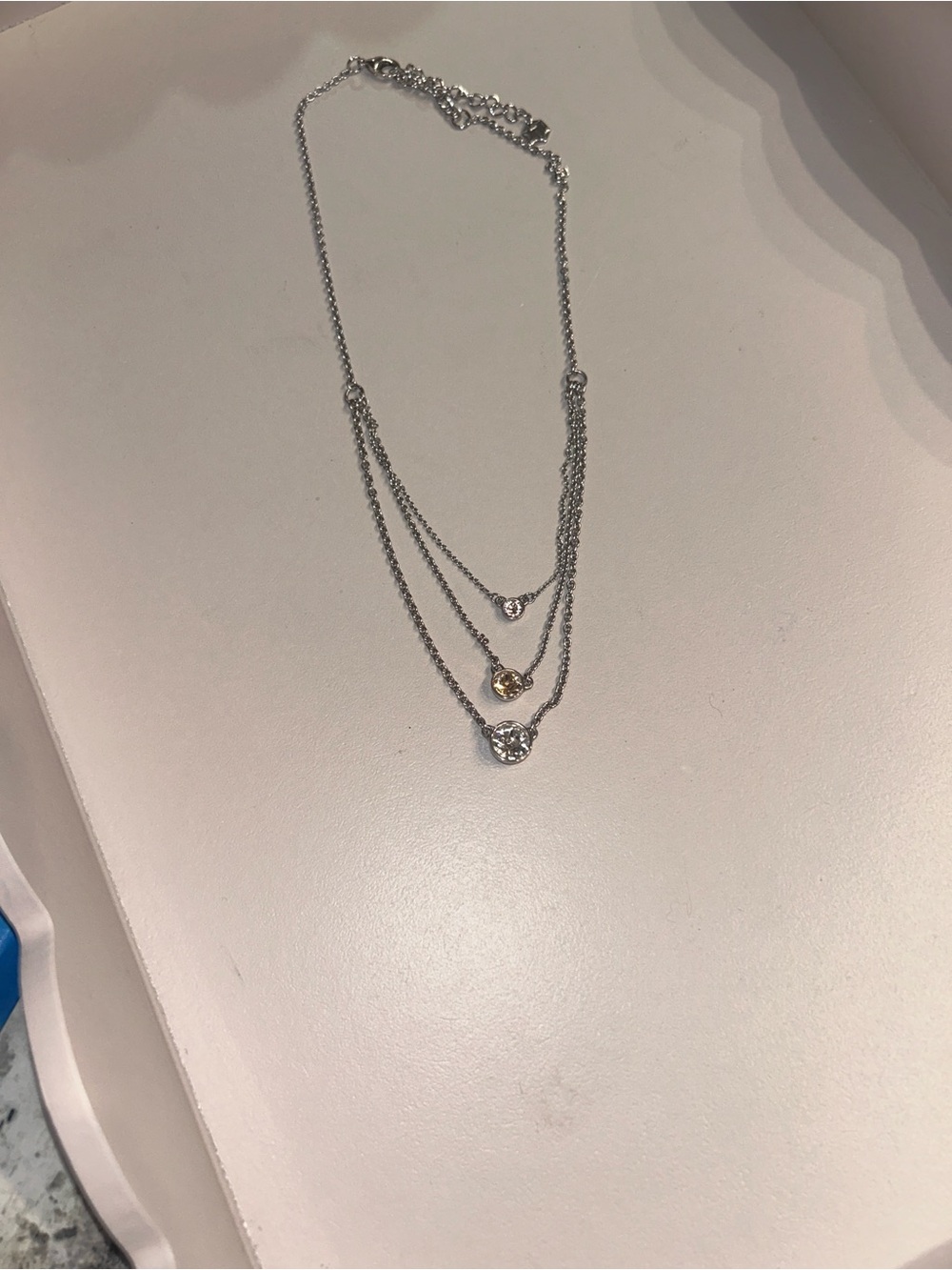 Touchstone Crystal Sandy Necklace